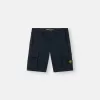 Bermuda slim fit con tasche con cerniera Bermuda slim fit con tasche con cerniera