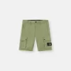 Bermuda slim fit con tasche con cerniera Bermuda slim fit con tasche con cerniera