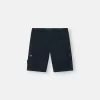 Bermuda slim fit con tasche con cerniera Bermuda slim fit con tasche con cerniera
