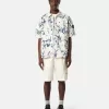 Camicia a maniche corte comoda con bottoni