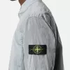 Camicia a maniche corte dalla vestibilità regolare con taschino sul petto e chiusura con zip.