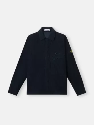 Camicia oversize comoda con tasca sul petto e cerniera a doppio cursore Camicia oversize comoda con tasca sul petto e cerniera a doppio cursore