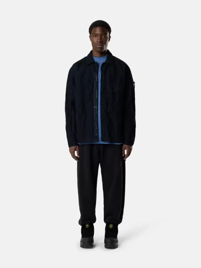 Camicia oversize comoda con tasca sul petto e cerniera a doppio cursore Camicia oversize comoda con tasca sul petto e cerniera a doppio cursore