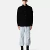 Camicia oversize comoda con tasche e chiusura a scatto