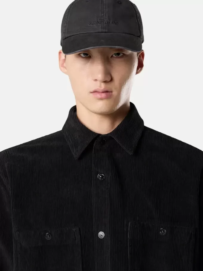 Camicia oversize comoda con tasche e chiusura a scatto