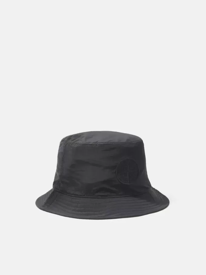 Cappello a secchiello con fodera in rete e ricamo Compass Cappello a secchiello con fodera in rete e ricamo Compass