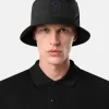 Cappello a secchiello con fodera in rete e ricamo Compass Cappello a secchiello con fodera in rete e ricamo Compass