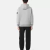 Felpa con cappuccio con coulisse e zip. Felpa con cappuccio con coulisse e zip.