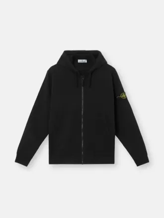 Felpa con cappuccio e zip, vestibilità regolare, con tasche