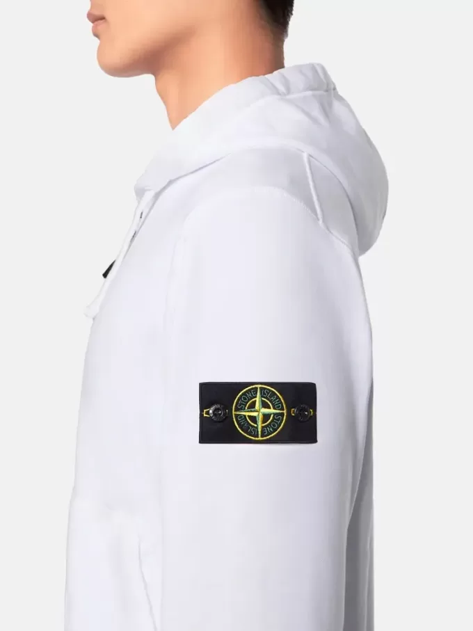 Felpa con cappuccio e zip, vestibilità regolare, con tasche