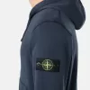 Felpa con cappuccio e zip, vestibilità regolare, con tasche