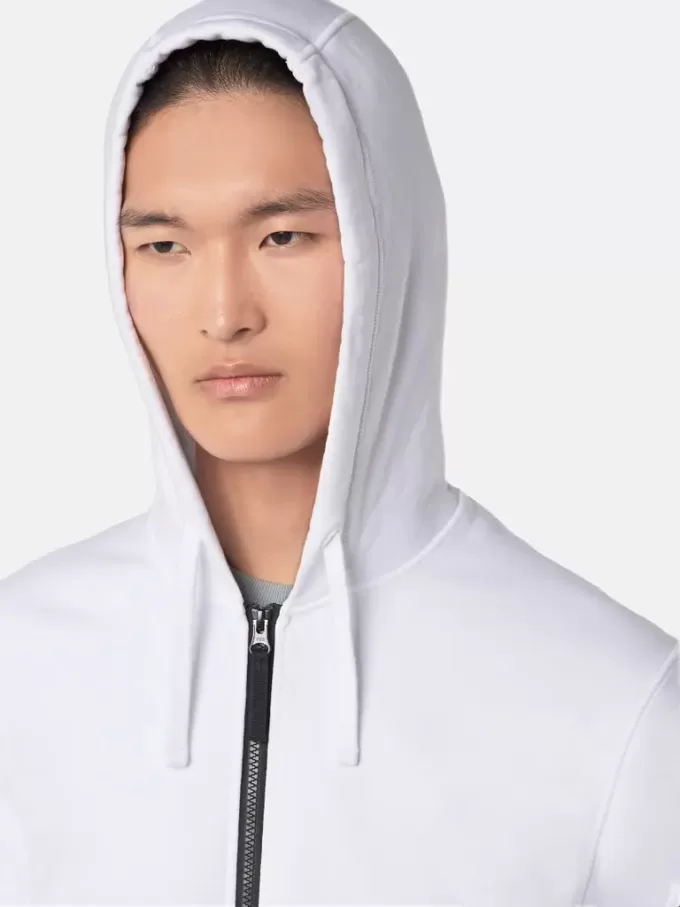 Felpa con cappuccio e zip, vestibilità regolare, con tasche
