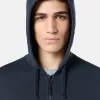 Felpa con cappuccio e zip, vestibilità regolare, con tasche