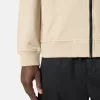 Felpa con cappuccio e zip, vestibilità regolare, con tasche sulle maniche. Felpa con cappuccio e zip, vestibilità regolare, con tasche sulle maniche.