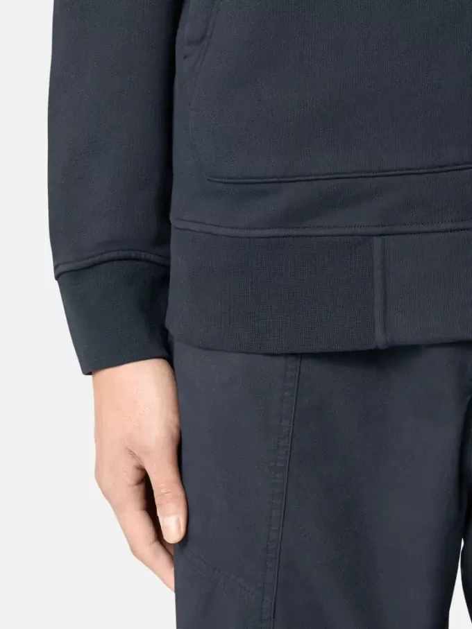Felpa con tasche applicate e cerniera Felpa con tasche applicate e cerniera