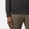 Felpa con tasche applicate e cerniera Felpa con tasche applicate e cerniera