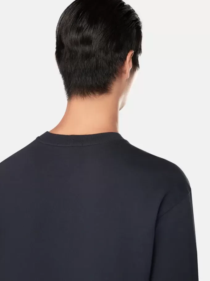 Felpa girocollo dalla vestibilità regolare.