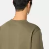 Felpa girocollo dalla vestibilità regolare con inserti a costine