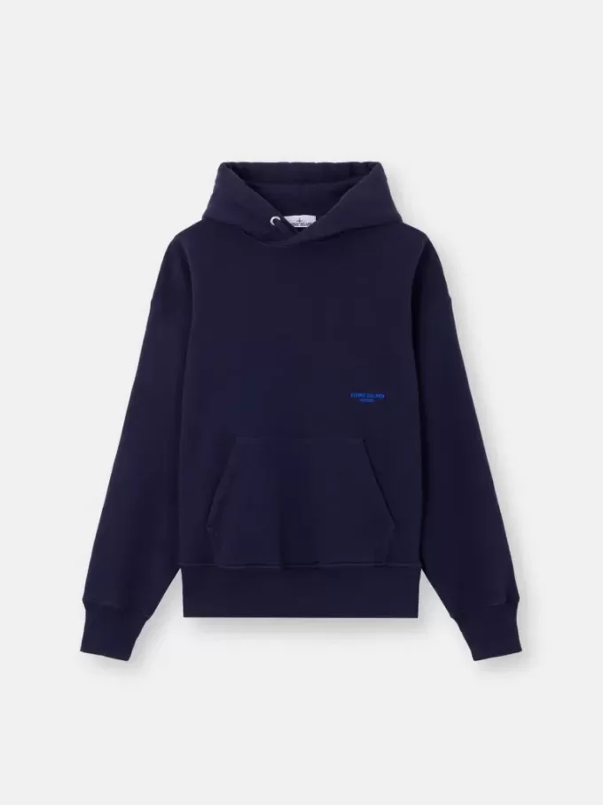 Felpa oversize con cappuccio e tasca a marsupio.