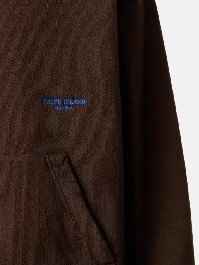 Felpa oversize con cappuccio e tasca a marsupio.