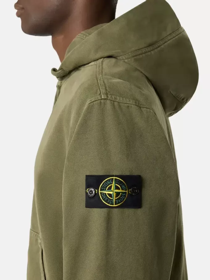 Felpa oversize con cappuccio e zip, inserti a costine Felpa oversize con cappuccio e zip, inserti a costine