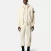 Felpa oversize con cappuccio e zip, inserti a costine Felpa oversize con cappuccio e zip, inserti a costine