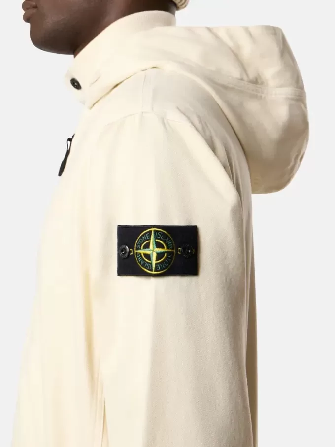 Felpa oversize con cappuccio e zip, inserti a costine Felpa oversize con cappuccio e zip, inserti a costine