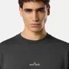 Felpa oversize con collo a girocollo e stampa “Industrial Four”