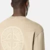 Felpa oversize con collo a girocollo e stampa “Industrial Four”