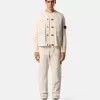 Gilet con chiusura a bottoni e toppe in gomma Gilet con chiusura a bottoni e toppe in gomma