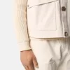 Gilet con chiusura a bottoni e toppe in gomma Gilet con chiusura a bottoni e toppe in gomma