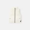 Gilet con finitura idrorepellente e tasche con bottoni a pressione Gilet con finitura idrorepellente e tasche con bottoni a pressione