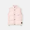 Gilet in piuma con resistenza al vento e tasche con cerniera Gilet in piuma con resistenza al vento e tasche con cerniera