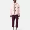 Gilet in piuma con resistenza al vento e tasche con cerniera Gilet in piuma con resistenza al vento e tasche con cerniera