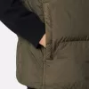 Gilet in piuma con resistenza al vento e tasche con cerniera
