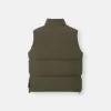 Gilet in piuma con resistenza al vento e tasche con cerniera