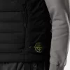 Gilet in piuma con tunnel senza cuciture e trattamento anti-caduta. Gilet in piuma con tunnel senza cuciture e trattamento anti-caduta.