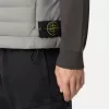 Gilet in piuma con tunnel senza cuciture e trattamento anti-caduta.