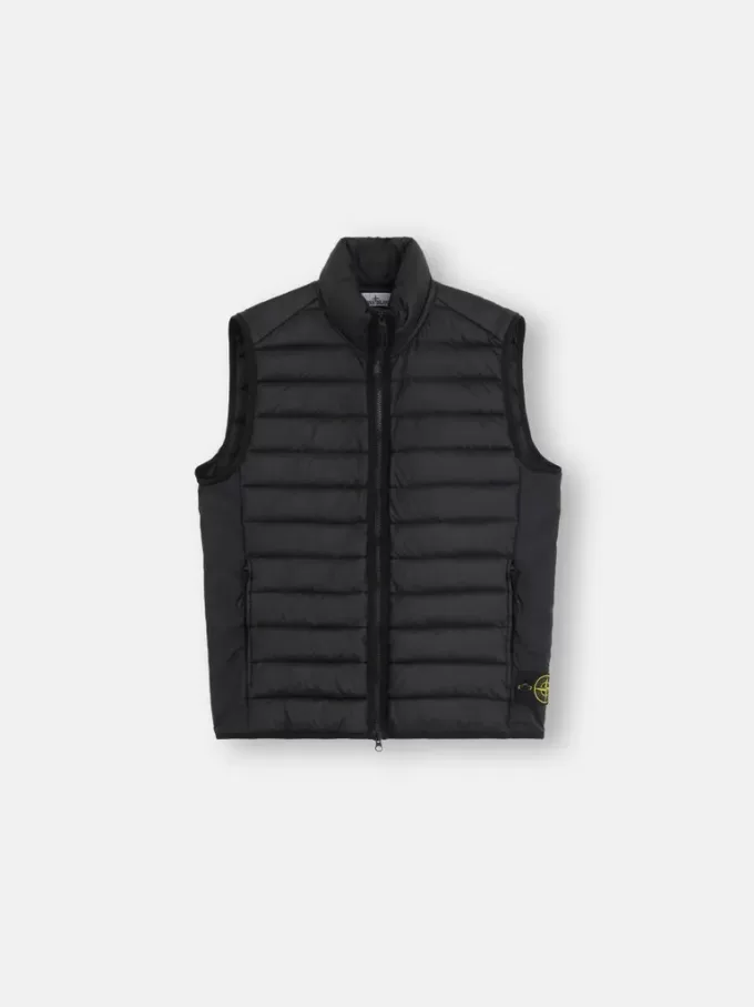 Gilet leggero con cerniera e trattamento anti-goccia Gilet leggero con cerniera e trattamento anti-goccia