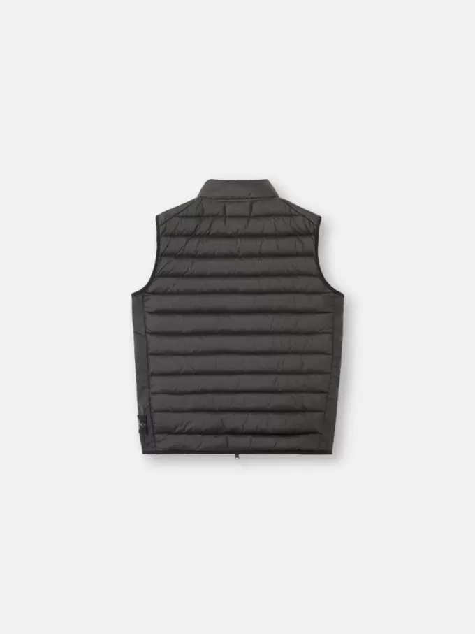 Gilet leggero con cerniera e trattamento anti-goccia Gilet leggero con cerniera e trattamento anti-goccia