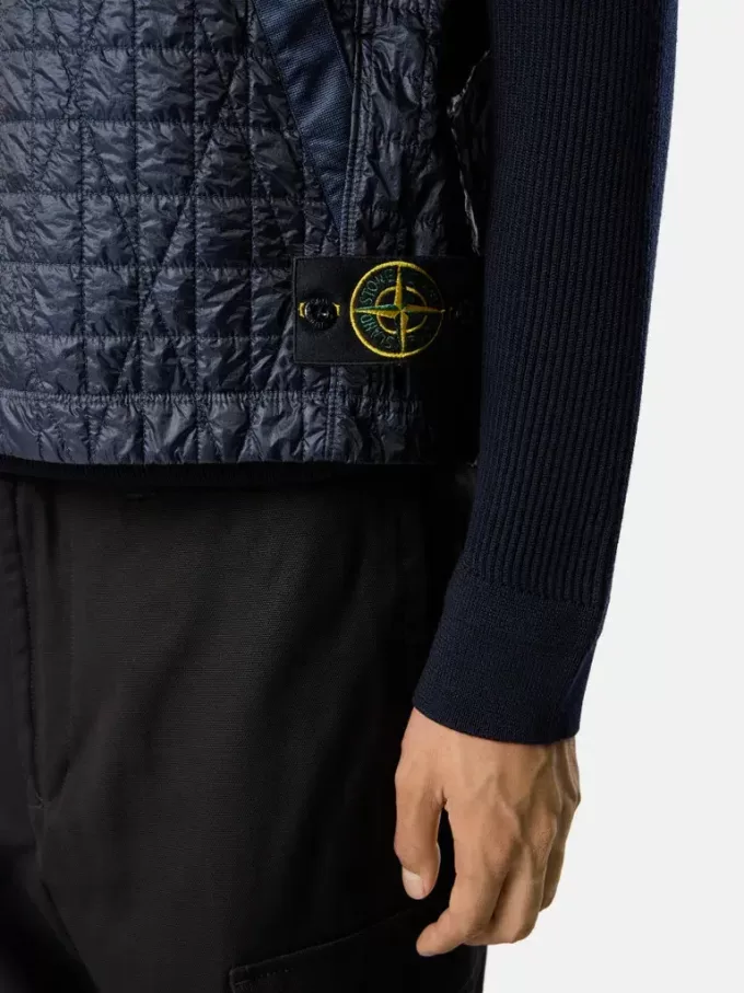 Gilet trapuntato con protezione anti-caduta e resistenza al vento Gilet trapuntato con protezione anti-caduta e resistenza al vento