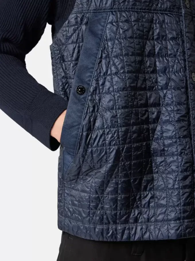 Gilet trapuntato con protezione anti-caduta e resistenza al vento Gilet trapuntato con protezione anti-caduta e resistenza al vento