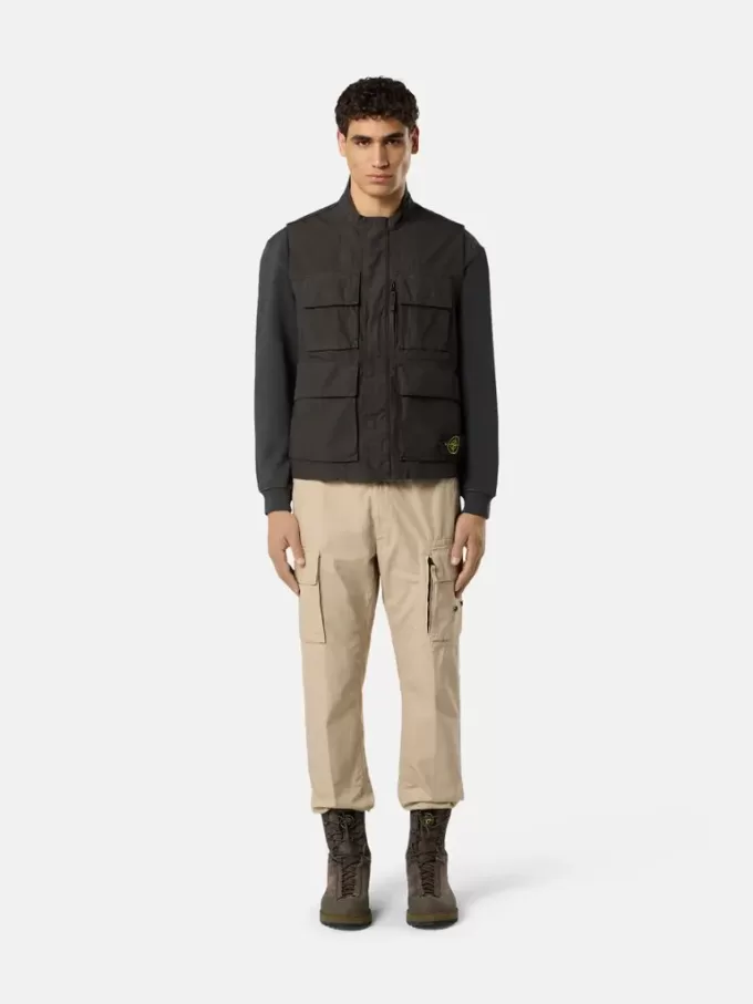 Gilet utility con design anti-caduta e multi-tasche Gilet utility con design anti-caduta e multi-tasche