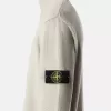 Maglione a collo alto con bordi a costine