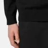 Maglione a collo alto con bordi a costine