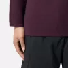 Maglione con collo alto e dettagli a cuciture rovesciate