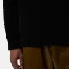 Maglione con collo alto e dettagli a cuciture rovesciate