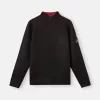 Maglione con collo alto e stampa sublimatica