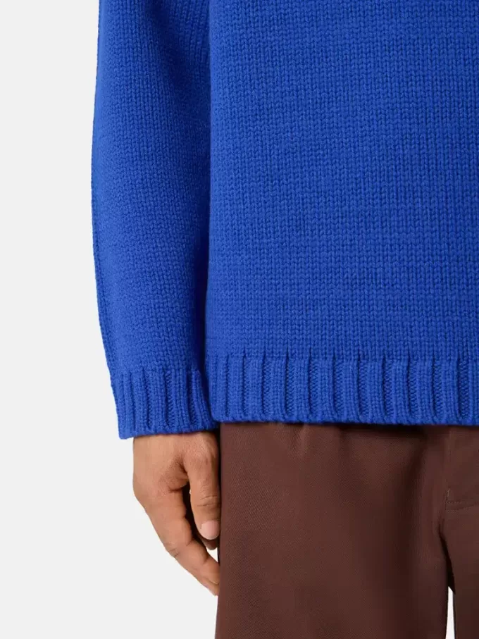 Maglione con mezza zip e dettagli riflettenti Maglione con mezza zip e dettagli riflettenti
