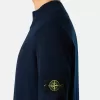 Maglione con zip, maniche raglan e bordi a costine